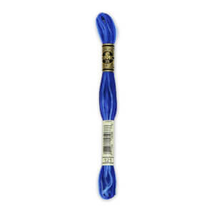 Variegated Delft Blue 121 - DMC 6-Strand Cotton 8.7yd