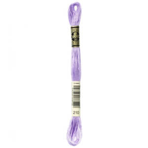 DMC 210 Medium Lavender 6-Str 8.7yd Cotton