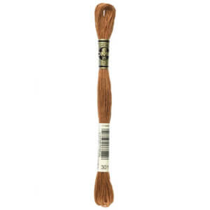 DMC 301 Medium Mahogany 6-Str 8.7yd Cotton