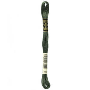 DMC 520 Dark Fern Green 6-Str 8.7yd Cotton