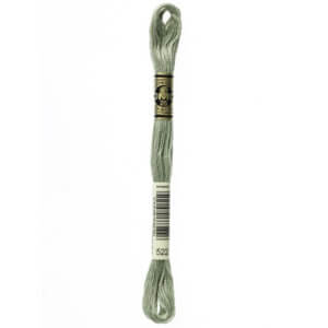 DMC 522 Fern Green 6-Str 8.7yd Cotton