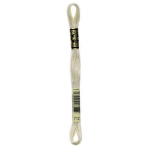 DMC 712 Cream  6-Str 8.7yd Cotton