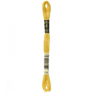 DMC 725 Medium Light Topaz 6-Str 8.7yd Cotton
