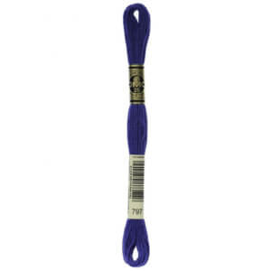 DMC 797 Royal Blue 6-Str 8.7yd Cotton