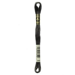 DMC 844 Ultra Dark Beaver Gray 6-Str 8.7yd Cotton