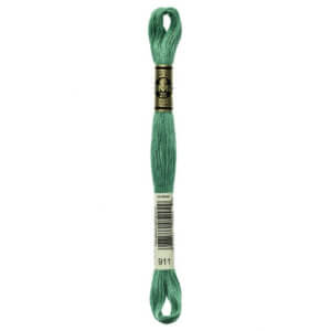DMC 911 Medium Emerald Green 6-Str 8.7yd Cotton