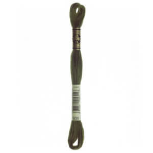 DMC 936 Very Dark Avocado Green 6-Str 8.7yd Cotton