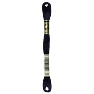 DMC 939 Very Dark Navy Blue 6-Str 8.7yd Cotton