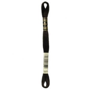 DMC 3371 Black Brown 6-Str 8.7yd Cotton