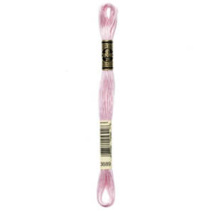 DMC 3689 Light Mauve 6-Str 8.7yd Cotton
