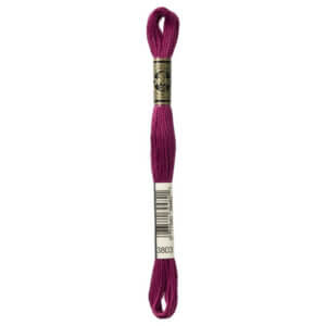 DMC 3803 Dark Mauve 6-Str 8.7yd Cotton