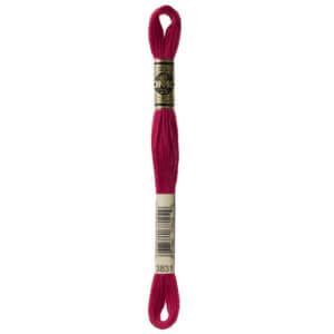DMC 3831 Dark Raspberry 6-Str 8.7yd Cotton