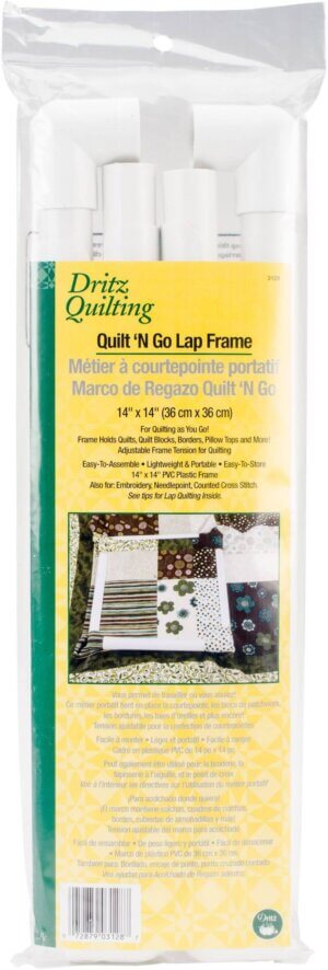 Dritz Quilting Quilt-N-Go Lap Frame 14"X14"-