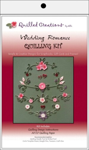 Quilled Creations Quilling Kit-Wedding Romance