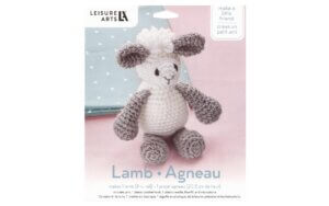 Leisure Arts Little Crochet Friend Kit Sm Lamb Leisure Arts Little Crochet Friend Kit Sm Lamb