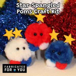Star-Spangled Poms Craft Kit