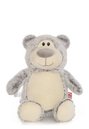 Grey Bear - Cubbies Stuffed Animal Embroidery Blank