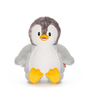 Grey Penguin - Cubbies Stuffed Animal Embroidery Blank