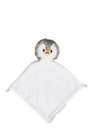 Grey Penguin Blankie - Cubbies Lovely Blanket Embroidery Blank
