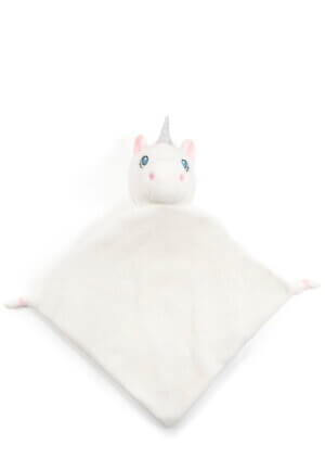 White Unicorn Blankie - Cubbies Lovely Blanket Embroidery Blank