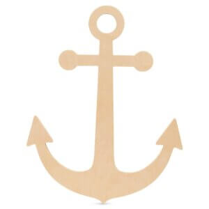 16″ Wood Anchor Shape, 16″ x 12.5″ x 1/4″ 16" Wood Anchor Shape, 16" x 12.5" x 1/4"