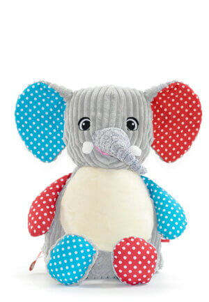 Sensory Elephant - Cubbies Stuffed Animal Embroidery Blank