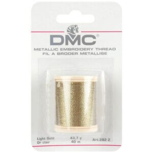 Lt Gold -Metallic Thread Dmc