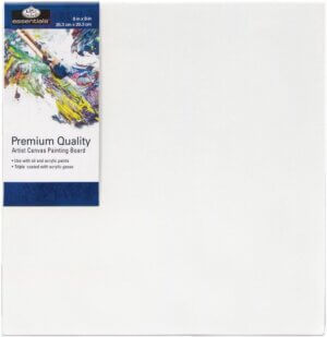 8″x8″ Royal Essentials Premium Canvas Board 8"x8" Royal Essentials Premium Canvas Board
