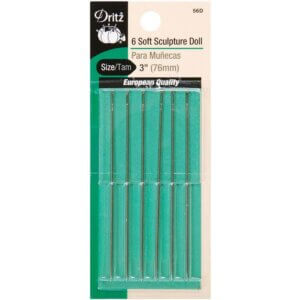 Dritz Soft Sculpture Doll Needles 3″ 6/Pkg Dritz Soft Sculpture Doll Needles 3" 6/Pkg