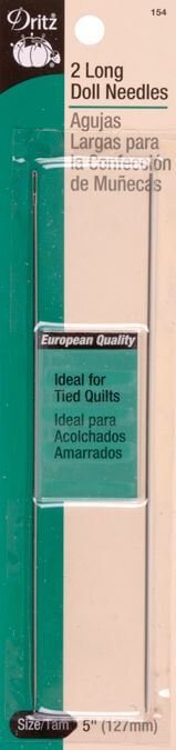 Dritz Long Doll Needles 5″ 2/Pkg- Dritz Long Doll Needles 5" 2/Pkg-