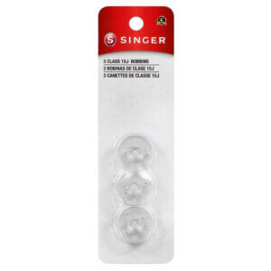 SINGER Plastic Class 15j Bobbins-3/Pkg