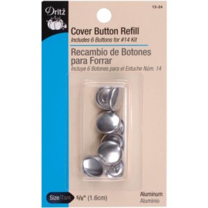 Sz 24 6/ct-Cover Buttons Dritz Sz 24 6/ct-Cover Buttons Dritz