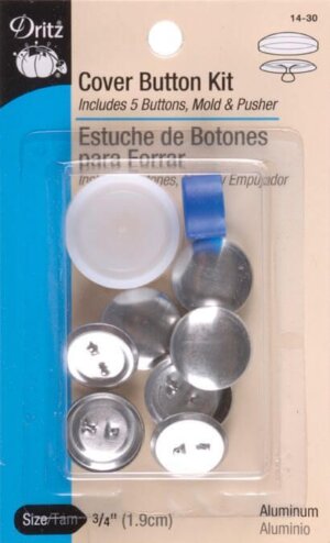 Sz 30 5/ct-Cover Buttons Dritz Sz 30 5/ct-Cover Buttons Dritz
