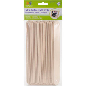 Extra Jumbo Craft Sticks-Natural 7.9" 25/Pkg