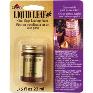 Liquid Leaf One-Step Leafing Paint .75oz-Brass