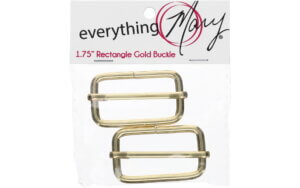 Everything Mary Buckle Rectangle Gold