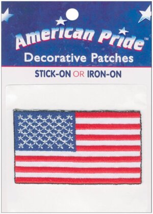 Thermoweb American Pride Decorative Patches-Large American Flag