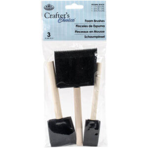 Foam Brushes 3/Pkg-1", 2" & 3" Widths