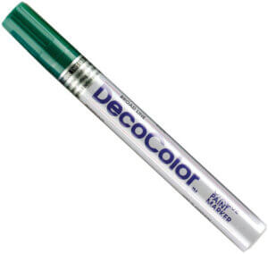 DecoColor Opaque Oil-Based Paint Marker, Broad Line, Green DecoColor Opaque Oil-Based Paint Marker, Broad Line, Green