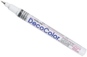 White - Extra Fine DecoColor Opaque Oil-Based Paint Marker