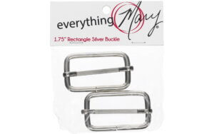Everything Mary Buckle Rectangle Silver