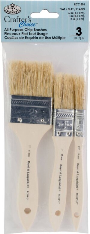Crafter's Choice Chip Brush Set-3/Pkg