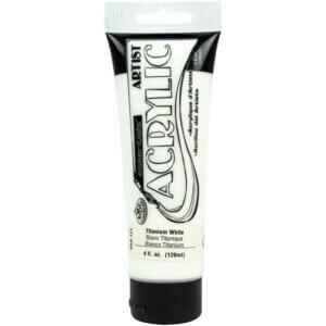 essentials(TM) Acrylic Paint 4oz-Titanium White