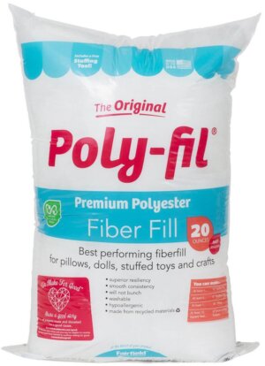 Poly-fil Premium Polyester Fiberfill for Crafts, 20 oz.