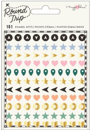 Maggie Holmes Round Trip Enamel Dots 101/Pkg