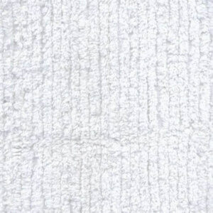 Terry Chenille White - Richlin Comfort Cotton 58" Solid Textured Fabric
