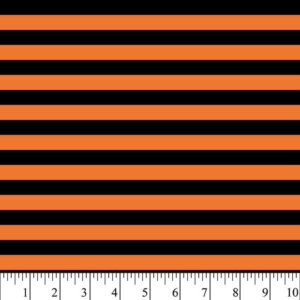 Halloween Stripe 36"X44" 1 Yard Cotton Precuts Fabric