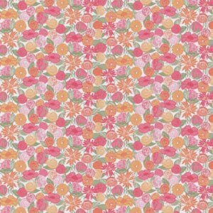 Emma & Mila Collection 100% Cotton 44/45" Bouquet Pattern Fabric