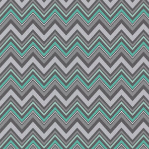 Emma & Mila Collection 100% Cotton 44/45" Mint Condition Chevron Pattern Fabric