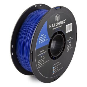 True Blue 1.75mm PLA 3D Printer Filament, 1 KG Spool HATCHBOX  Filament